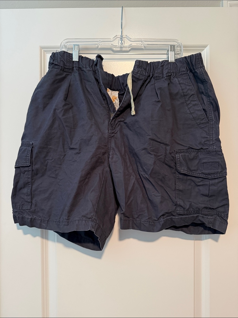 Tommy Bahama - Men's Casual Navy Cargo Shorts with Drawstring Waist